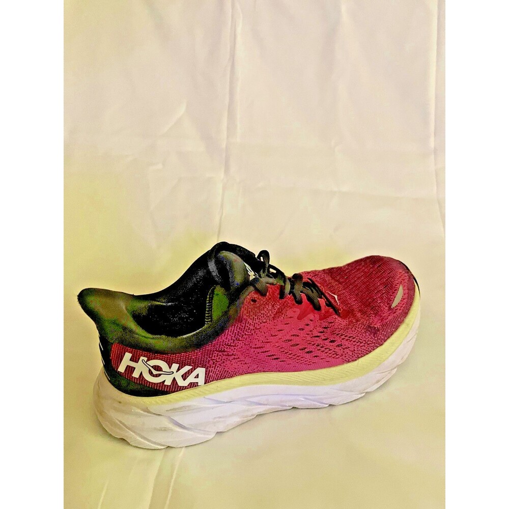 HOKA One One Women's Clifton 8 Running Shoes Sz 6.5 Rose Pink